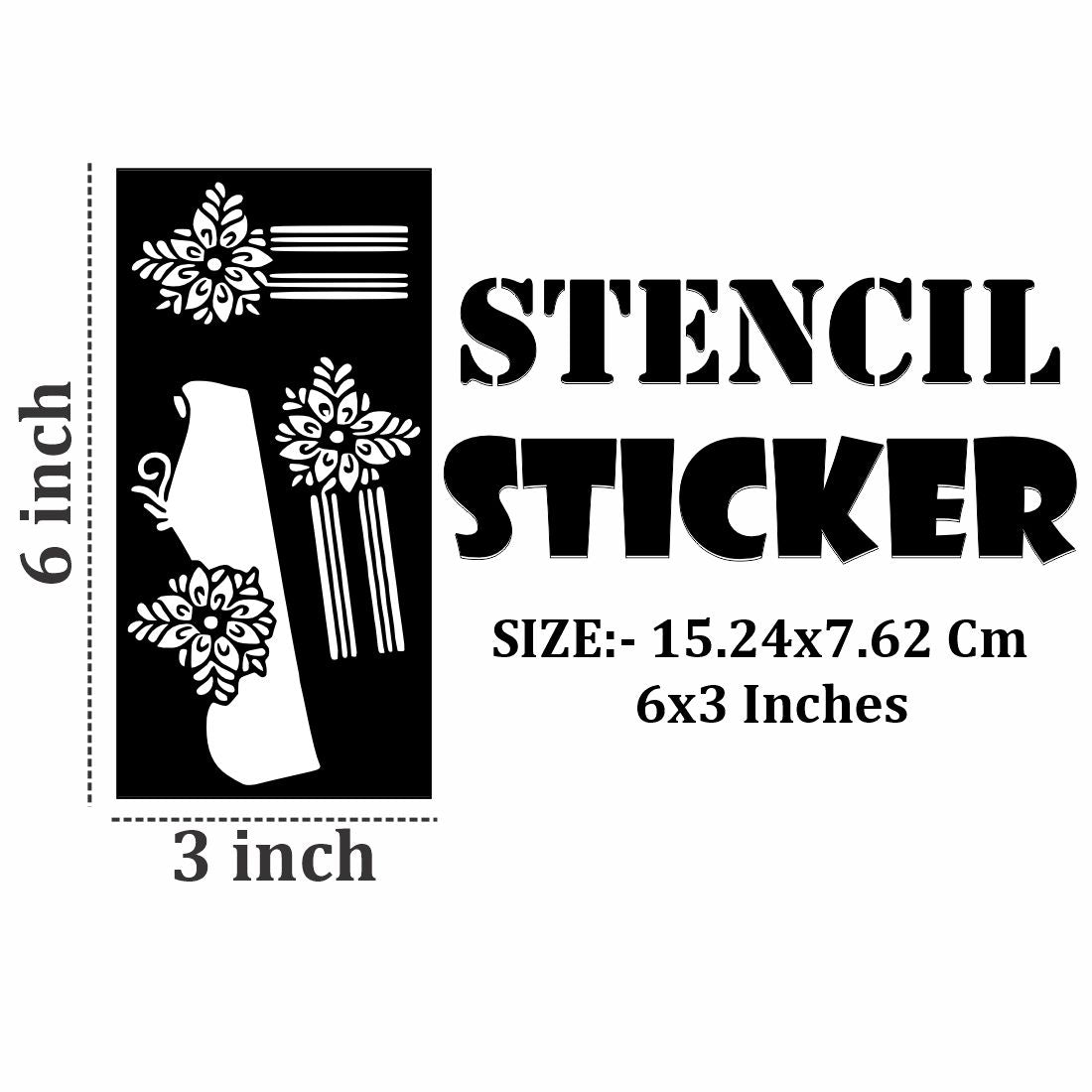 Traditional Mehndi Stencil Kit for Easy Hand Application at Home