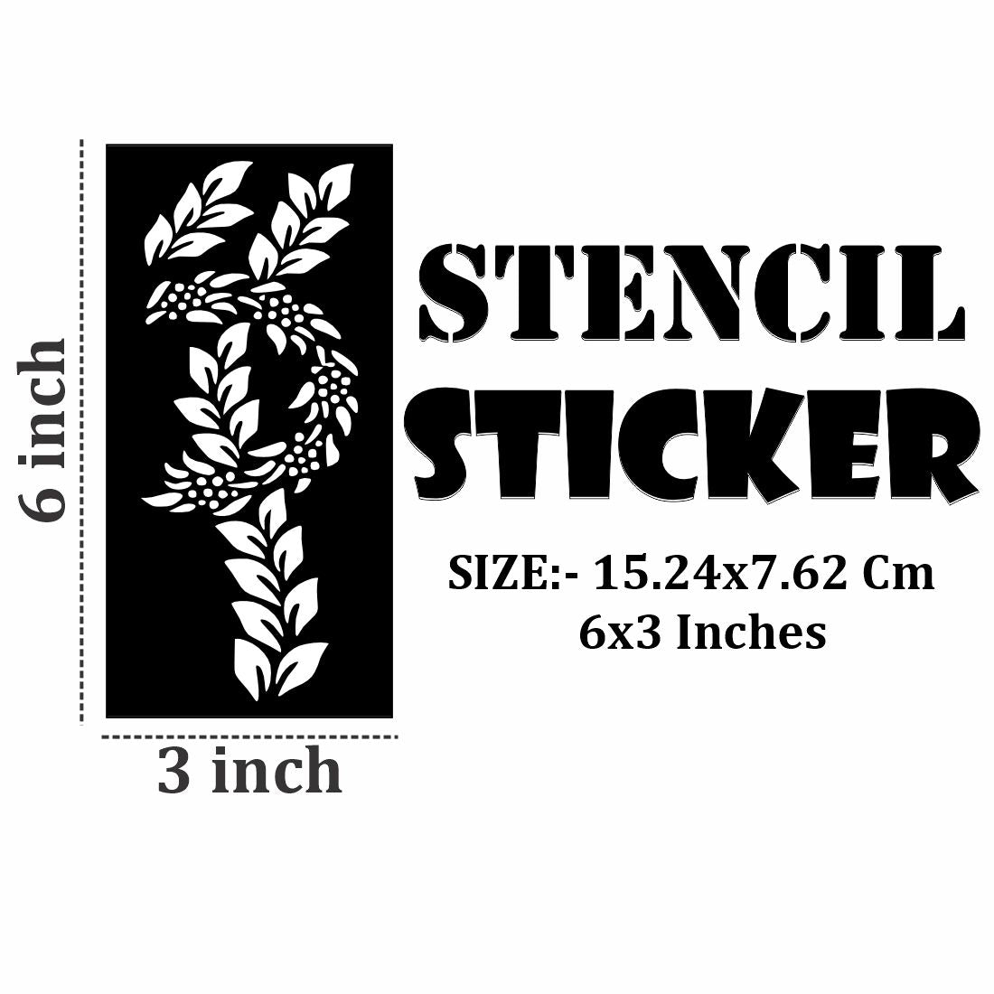 Detailed and Artistic Mehndi Stencil Designs with Peel-Off Application for Beginners