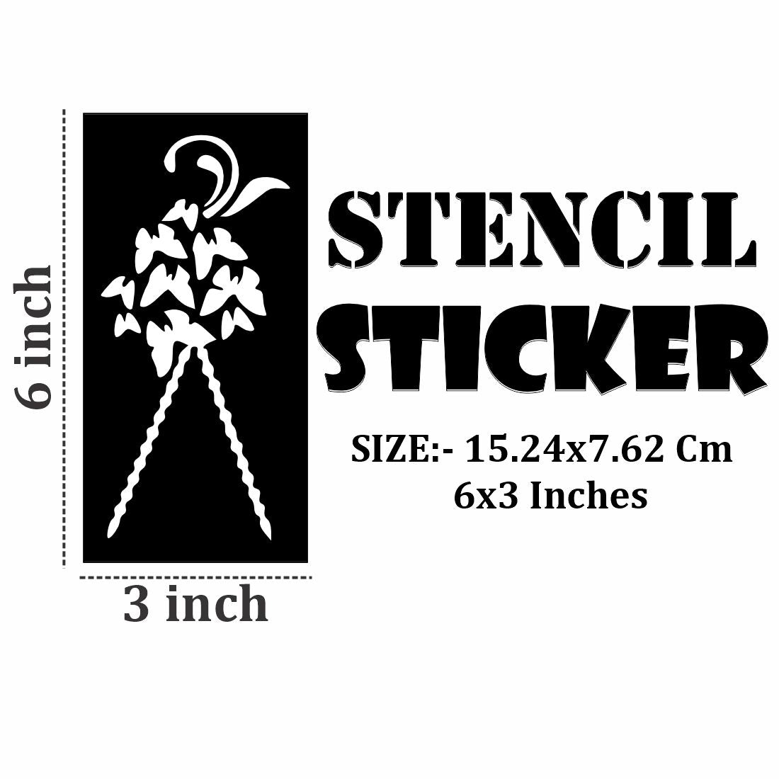 Henna Stencil Design Kit with Intricate and Simple Pattern Options For Kids & Adults Both Sticker