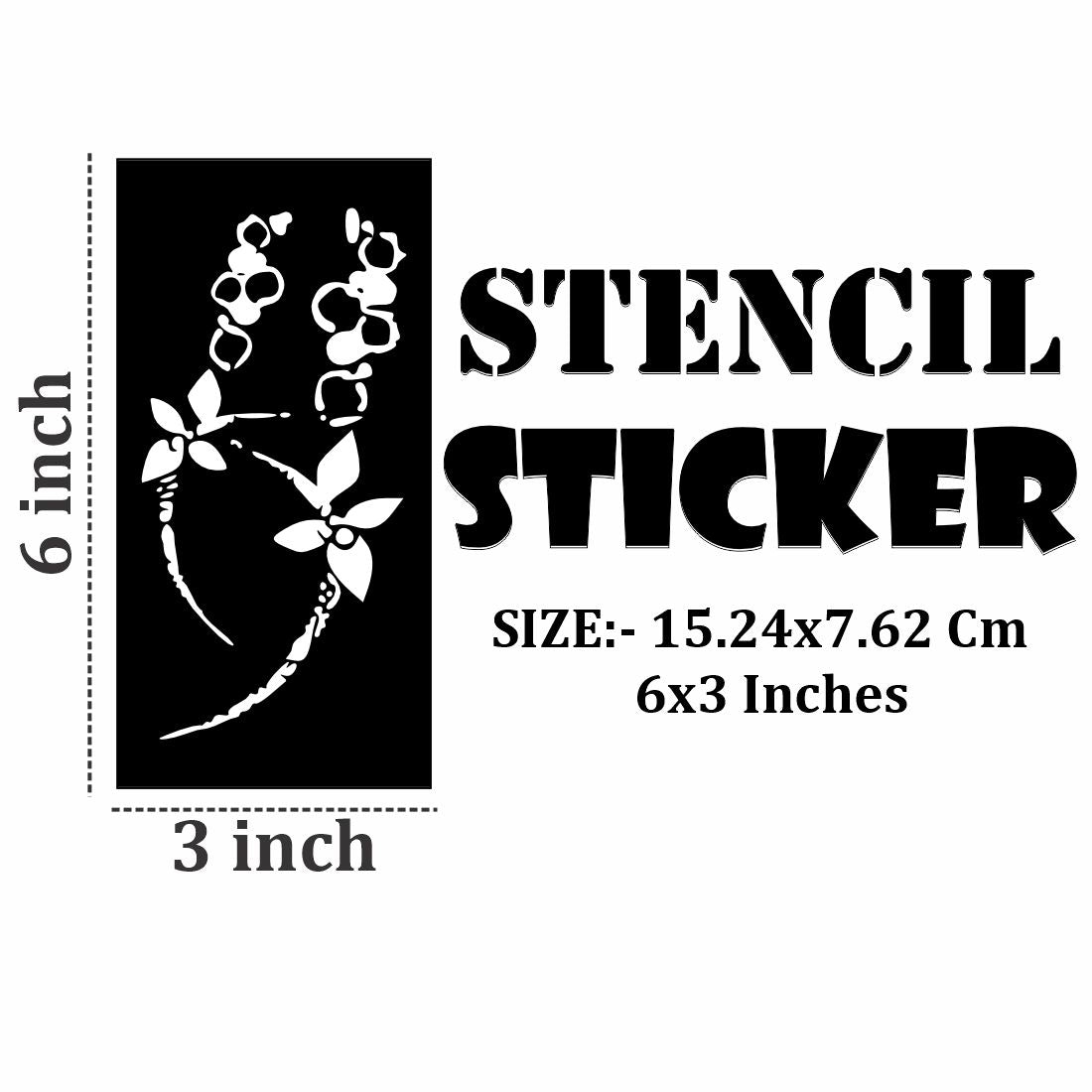 Quick Stick Mehndi Stencil Set for Anytime Use For Kids & Adults Both Sticker