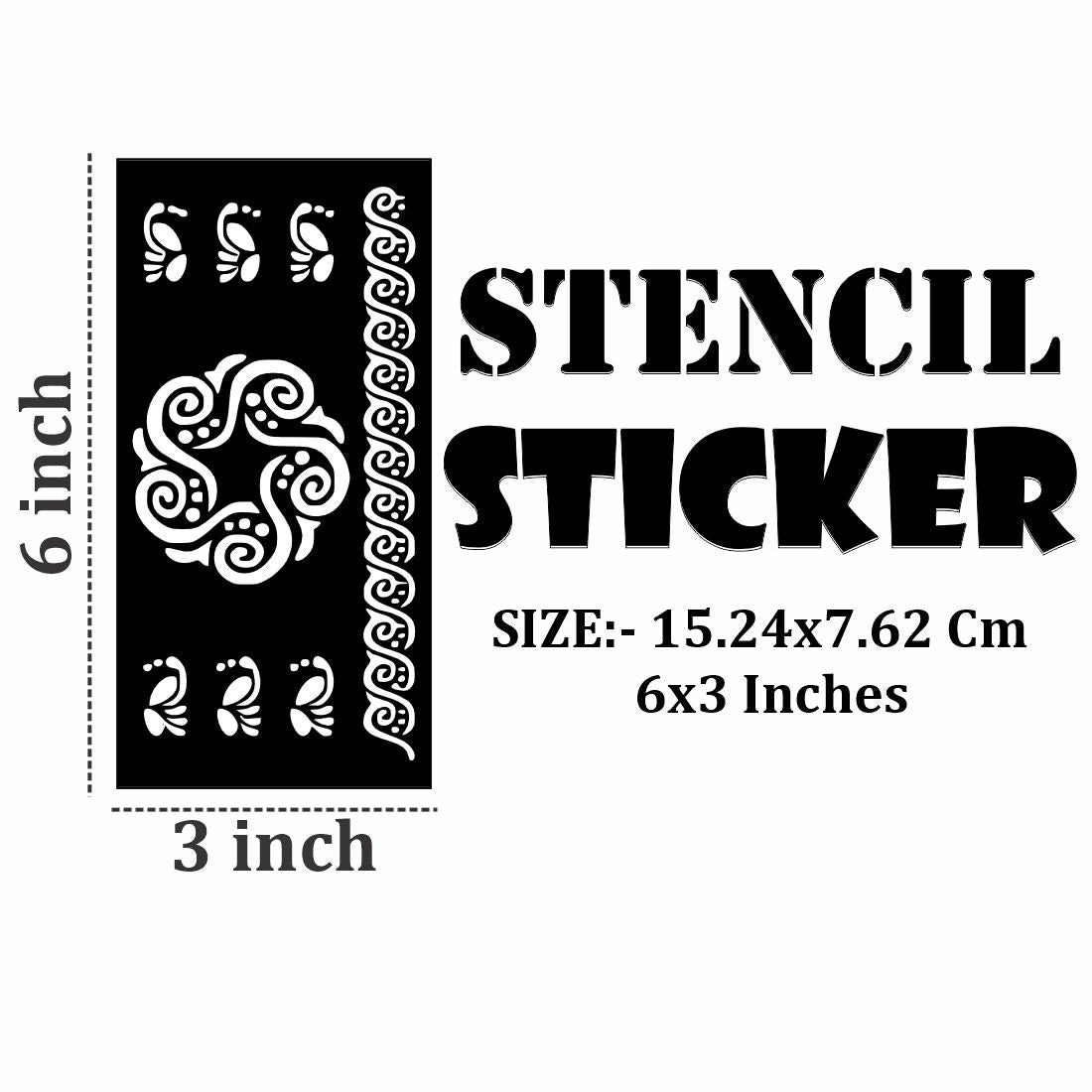 Kid-Safe Mehndi Stencil for Fun, Learning, and Drawing Exploration