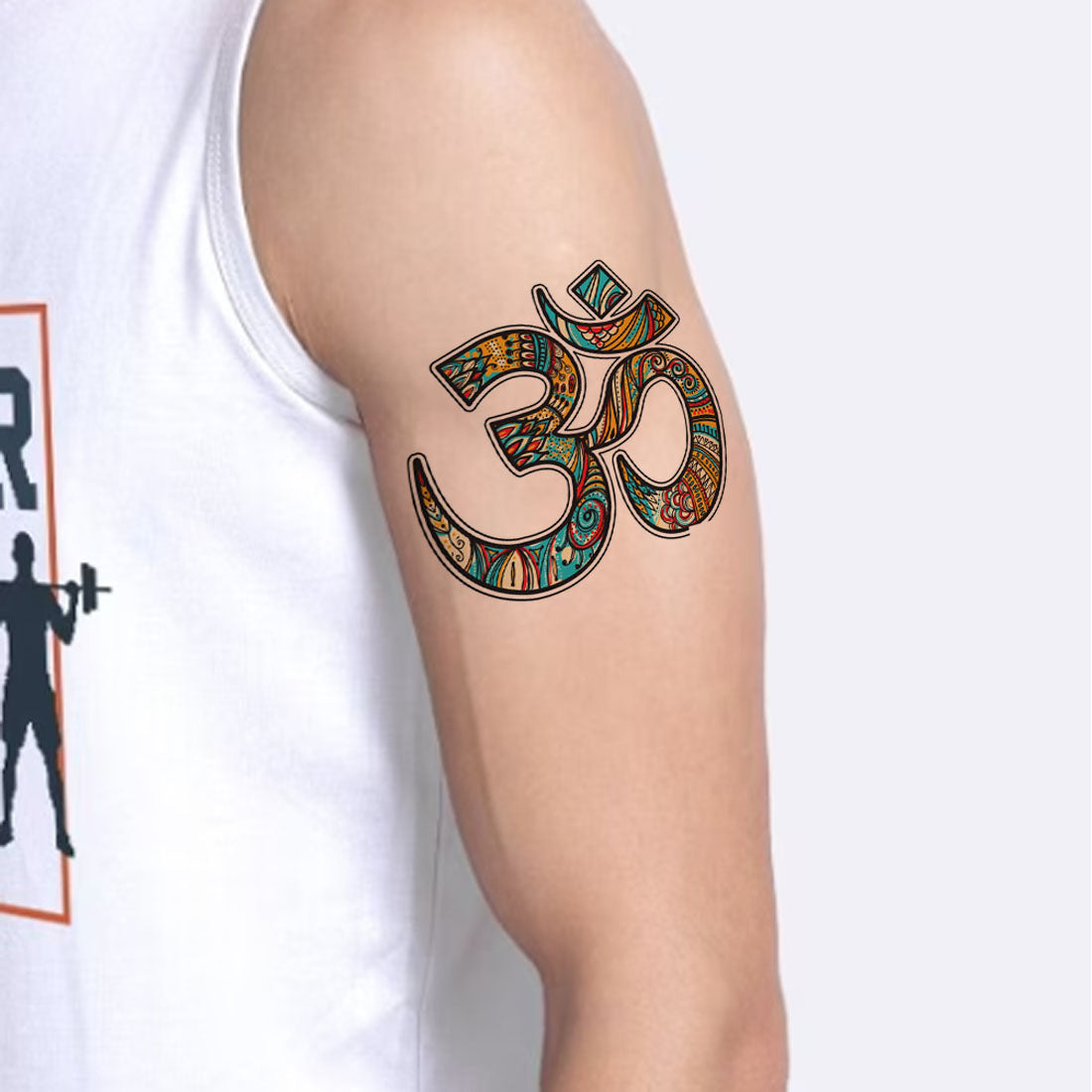 Temporary Tattoowala Tringle Strip Temporary Tattoo on Hand For Men and Woman Tattoo