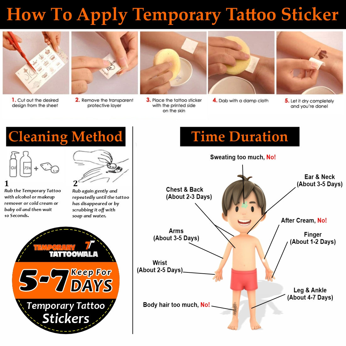 Mandala Full Hand Flower Mehndi Design Temporary Tattoo Sticker For Girls And Women Mehndi Tattoo Sticker