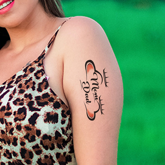 Mom and Dad Tattoo Plus Heart Waterproof Temporary Body Tattoo
