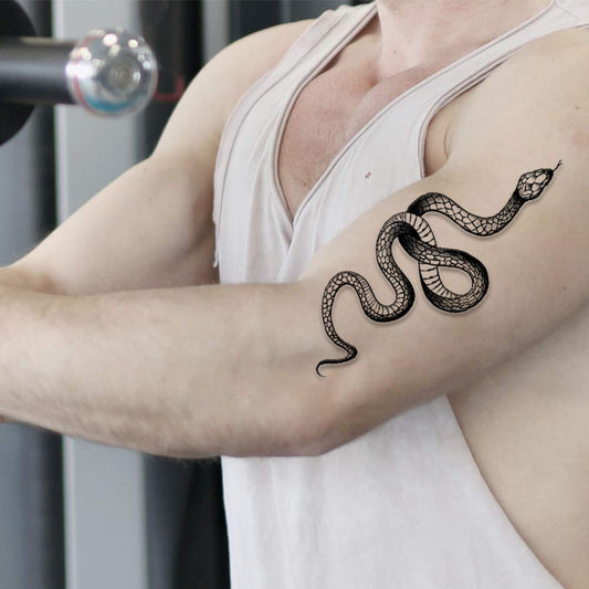 Snake Tattoo Temporary Body Waterproof Boy and Girl Tattoo - Temporarytattoowala