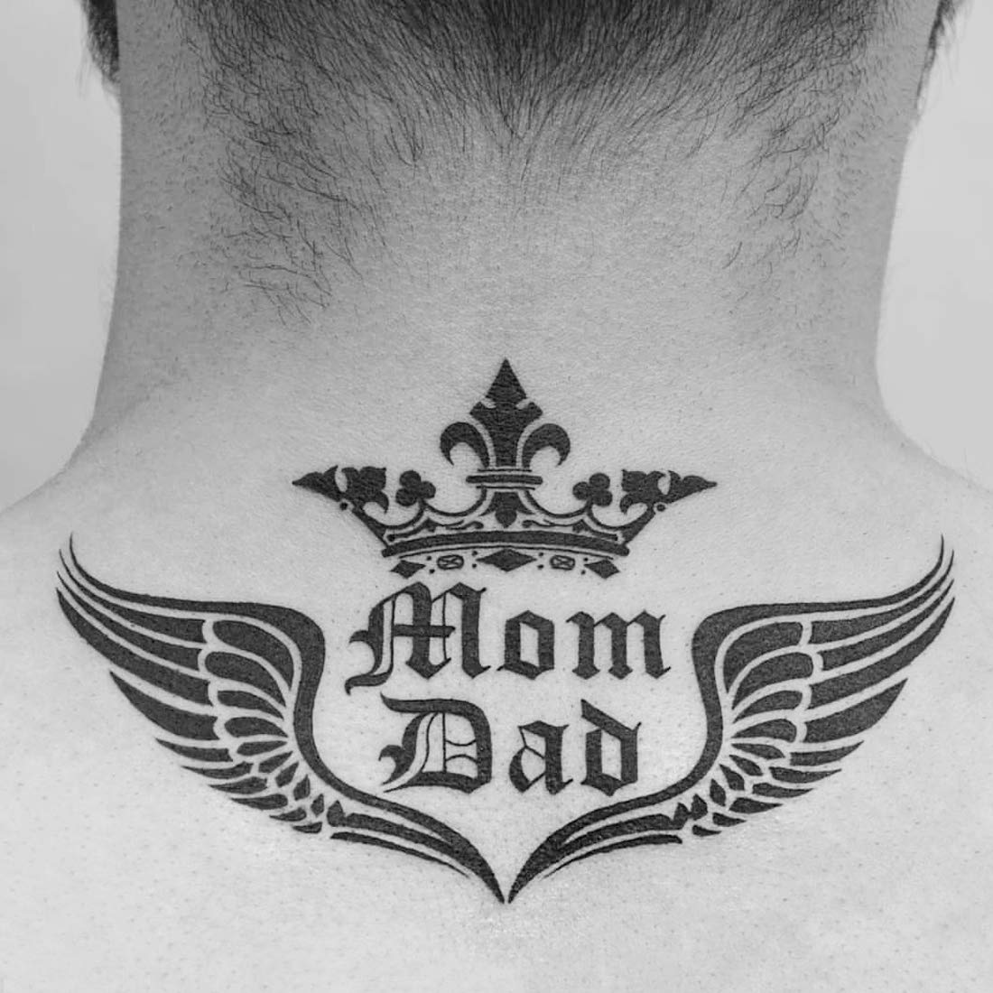 Temporary Tattoowala Wings Mom Dad Waterproof Temporary Tattoo