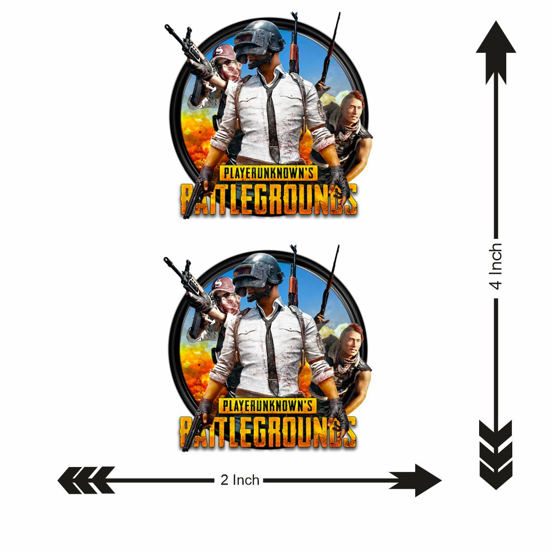 Pubg Tattoo Battleground Game Waterproof Boys and Girls Temporary Body Tattoo