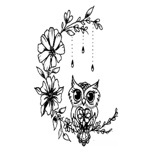 Temporary Tattoowala Owl Tattoo MenFor Women Waterproof Animal Temporary Body Tattoo