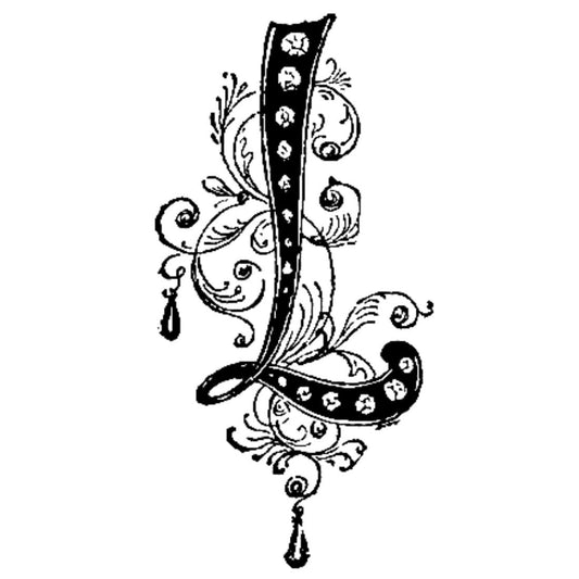 Name L Letter Tattoo Alphabet Body Temporary Tattoo Waterproof For Girls Men Women