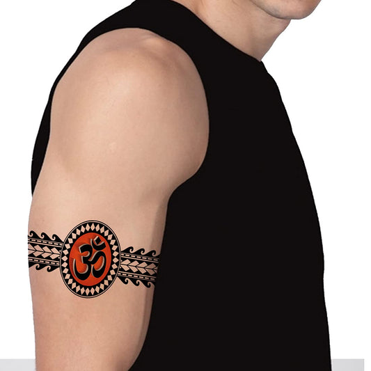 God of Om Hand Band Tattoo Waterproof For Boy and Girl Temporary Body Tattoo
