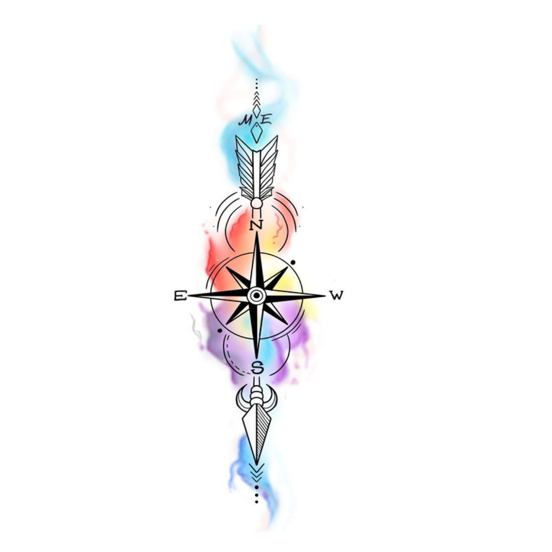 Multi Composes Tattoo Waterproof Men and Women Temporary Tattoo