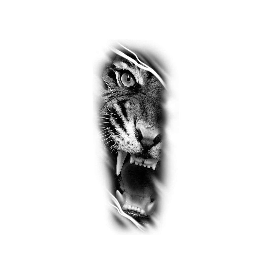 Tiger Eye Tattoo Animals Love Waterproof Boys and Girls Temporary Body Tattoo