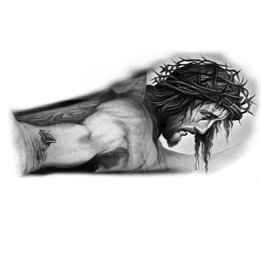 Jesus Hand Tattoo Design Waterproof Boys and Girls Temporary Body Tattoo