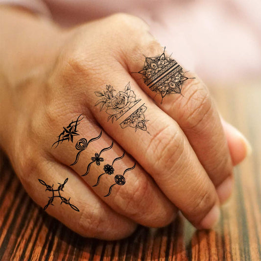 Temporary Tattoowala Ring Tattoo Design Men Women Waterproof Temporary Body Tattoo