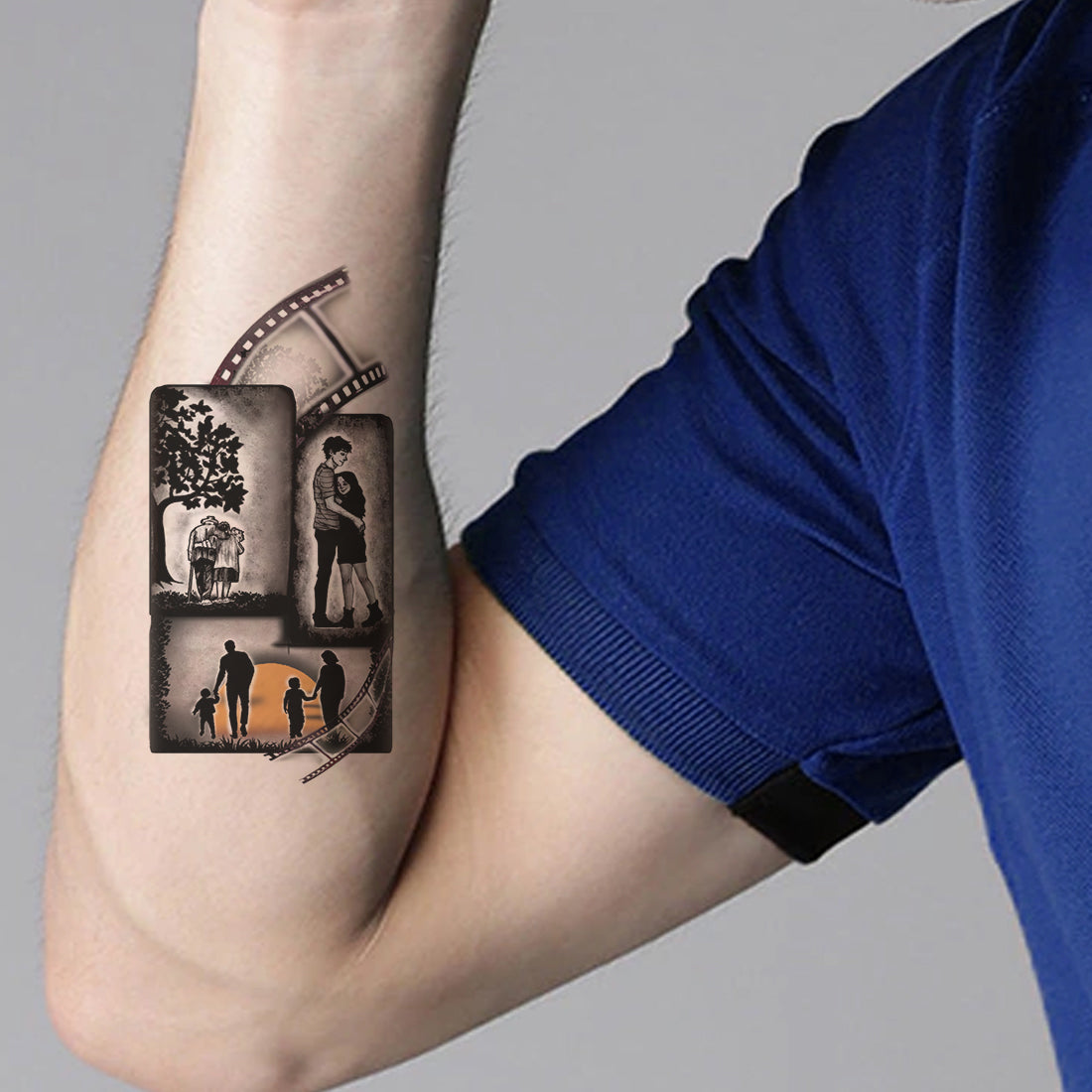 My Memories Temporary Tattoo Waterproof For Male and Female Temporary Body Tattoo