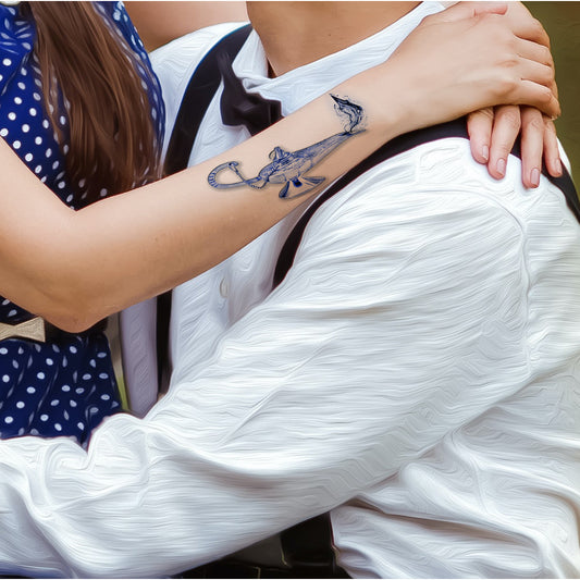 Temporary Tattoo Wala  Aladdin Chirag (Lamp) Tattoo For Boys and Girls Temporary Body Tattoo Waterproof Sticker