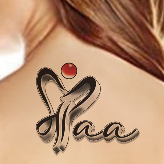Heart with Maa New Temporary Tattoo Waterproof For Boys and Girls Temporary Body Tattoo