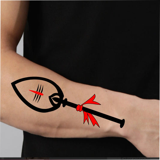 Mahakal Trishul Lord Tattoo Waterproof Men and Women Temporary Tattoo