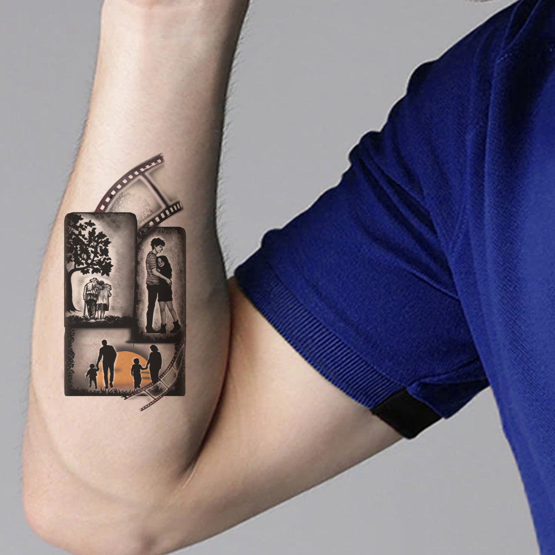 My Memories Design Temporary Tattoo Waterproof For Male and Female Temporary Body Tattoo