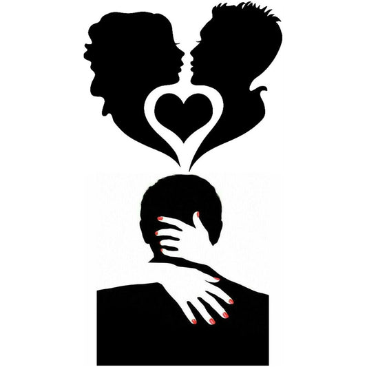 Love Tattoo Boys and Girls Heart Waterproof Temporary Body Tattoo