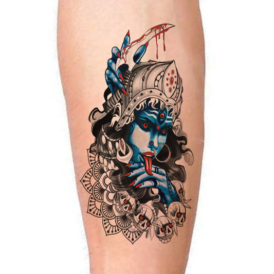 God Kali Mata Temporary Tattoo Waterproof For Male and Female Temporary Body Tattoo