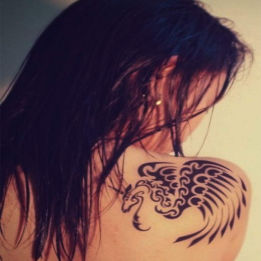 Unicorn Tattoo Design Waterproof Boys and Girls Temporary Body Tattoo - Temporarytattoowala
