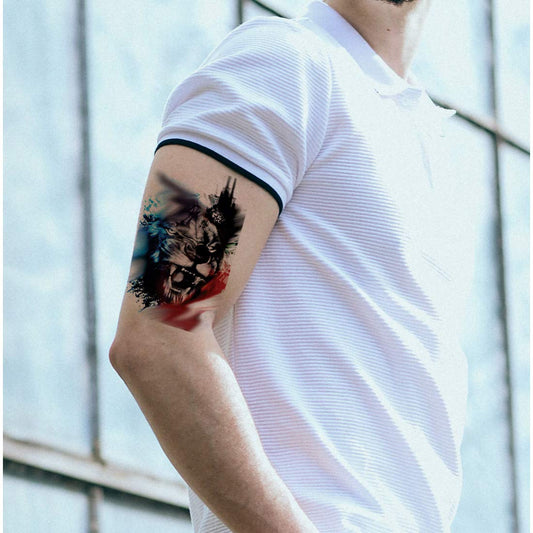 Temporary Tattoowala Tiger Body Tattoo Men and Women Waterproof Temporary Body Tattoo…