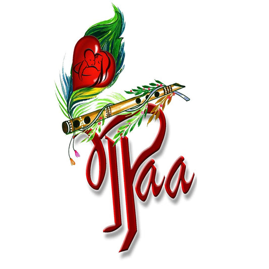 Maa Paa with Flute and Heart Tattoo Waterproof Men and Women Temporary Body Tattoo
