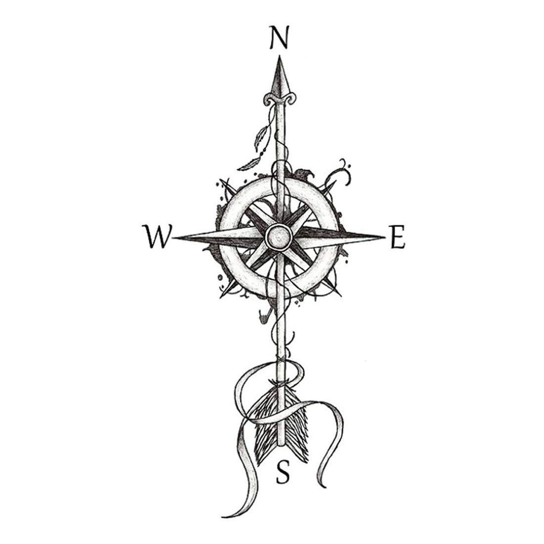Temporary Tattoowala  Arrow Design For Boys and Girls Waterproof Temporary Tattoo Body - Temporarytattoowala