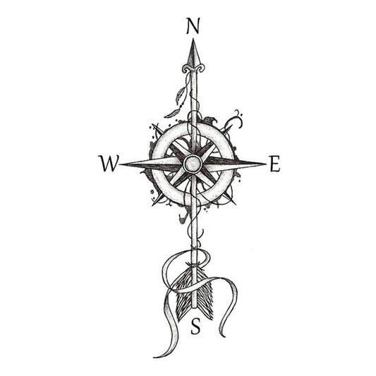 Temporary Tattoowala  Arrow Design For Boys and Girls Waterproof Temporary Tattoo Body - Temporarytattoowala