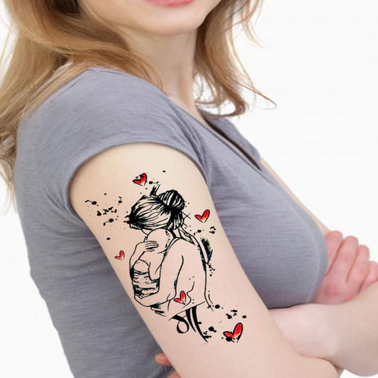 Temporary Tattoowala Baby with Mom and Women Waterproof Temporary Body Tattoo…