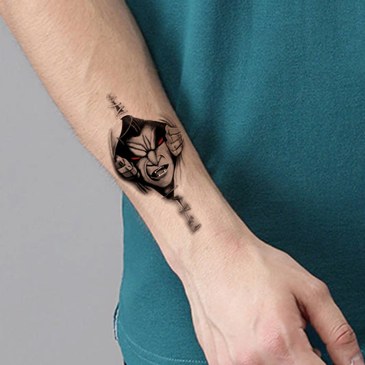 My Body Under A Devil New Temporary Tattoo Waterproof For Male and Female Temporary Body Tattoo