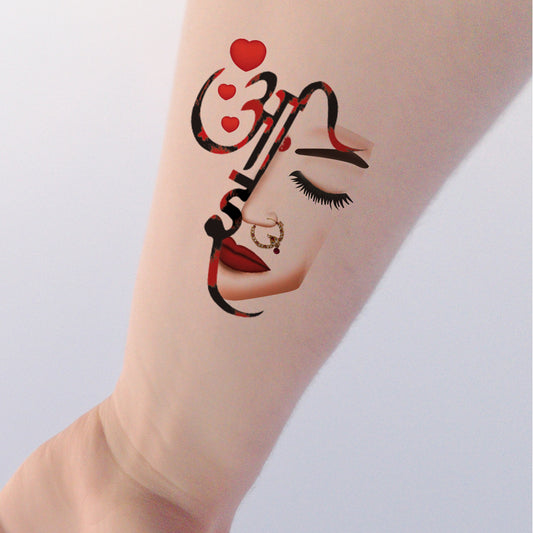 Aai with Heart All Body Temporary Tattoo Boy And Girl