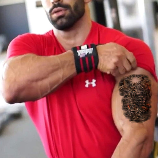 Tiger Dragon Tattoo Waterproof Male and Female Temporary Body Tattoo - Temporarytattoowala