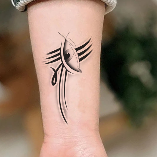 My Body Under A Devil New Temporary Tattoo Waterproof For Male and Female Temporary Body Tattoo