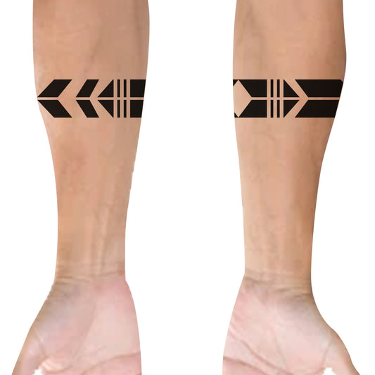 Liam Payne Arrow Full Round Hand Band with Arrow Tattoo