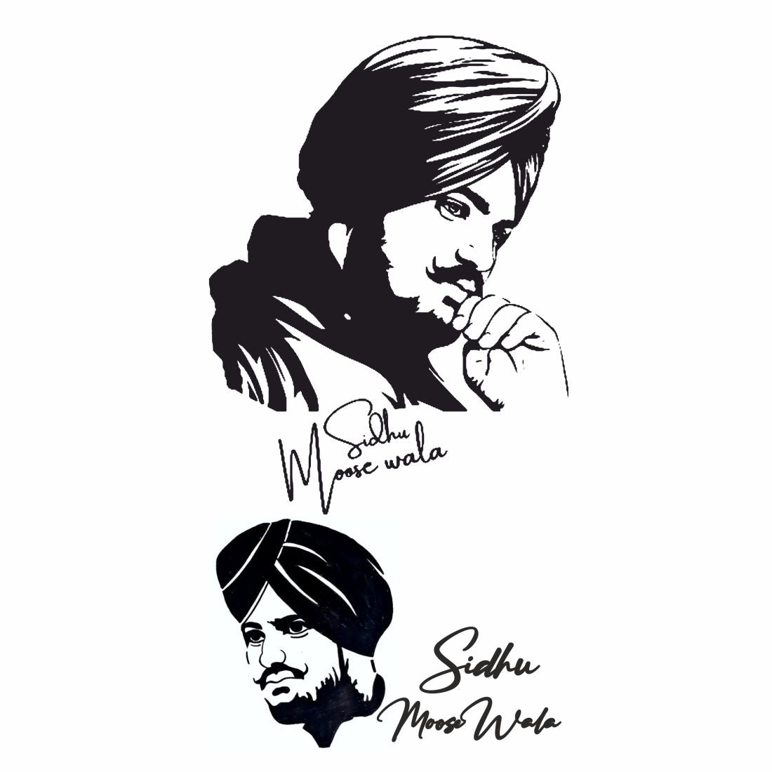 Sidhu Moose Wala Tattoo Waterproof Men And Women Temporary Body Tattoo sidhu-moose-wala-tattoo-waterproof-men-and-women-temporary-body-tattoo