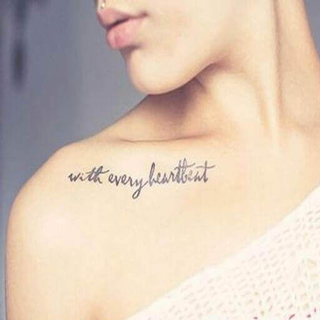 Motivational Inspirational Quotes In English Tattoo Waterproof Male and Female Temporary Body Tattoo - Temporarytattoowala