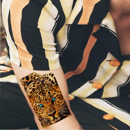 Temporary Tattoowala Tiger Men and Women Waterproof Temporary Body Tattoo