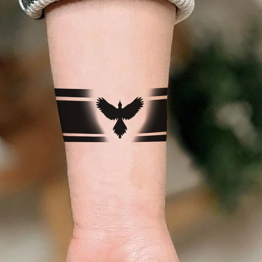 Tempoary Tattoowala Full Round Hand Birds Tattoo Waterproof Temporary Body Tattoo