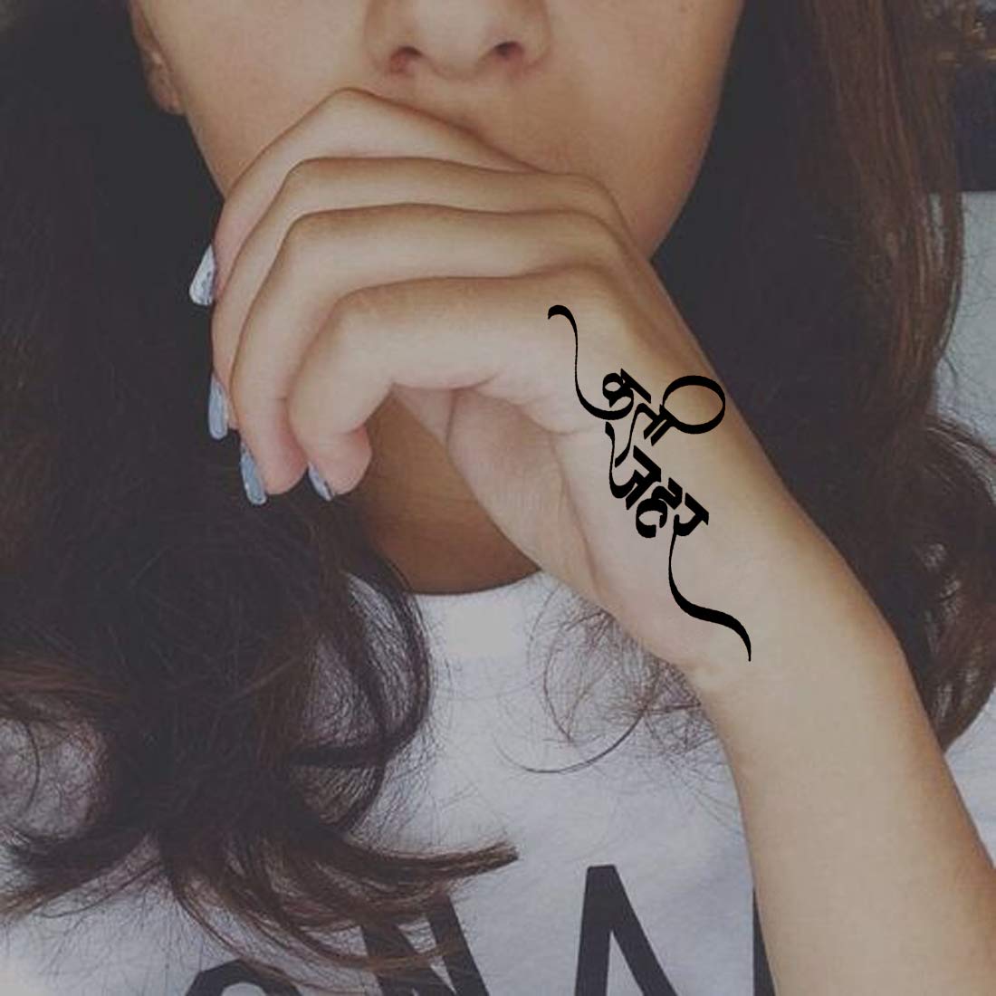 Kati Jeher Viral Trending Words Tattoo Waterproof For Male and Female Temporary Body Tattoo - Temporarytattoowala