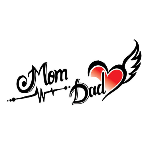 Temporary Tattoowala Mom Dad Temporary Tattoo Waterproof For Girls Men Women - Temporarytattoowala