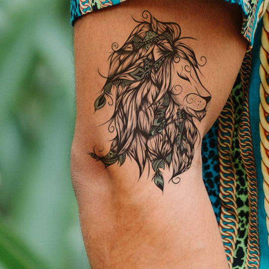 Tiger Animal Waterproof Male and Female Temporary Body Tattoo - Temporarytattoowala