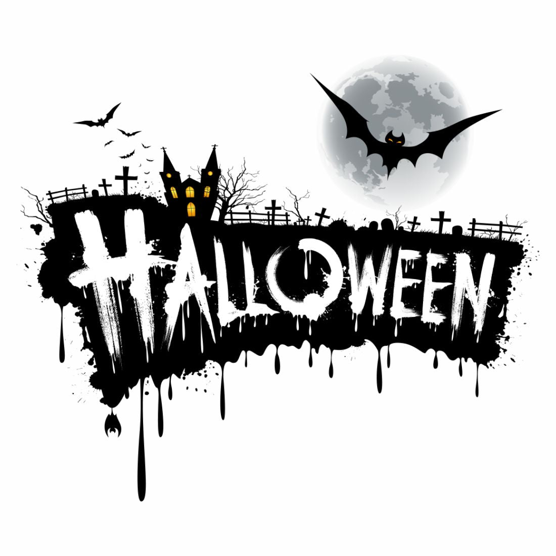 Halloween Tattoo Ghost Party Waterproof Boys and Girls Temporary Body Tattoo