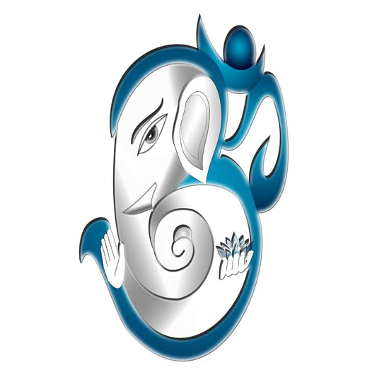 Om with Ganesha Tattoo Temporary Body Waterproof Boy and Girl Tattoo - Temporarytattoowala
