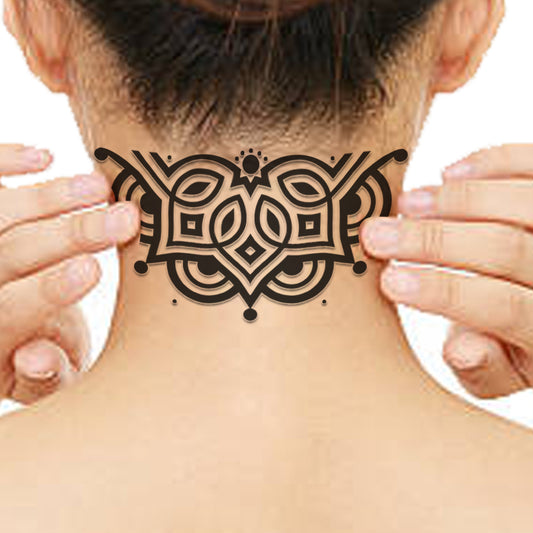 Indian Mandala Tattoo Design Waterproof For Men and Women Temporary Tattoo