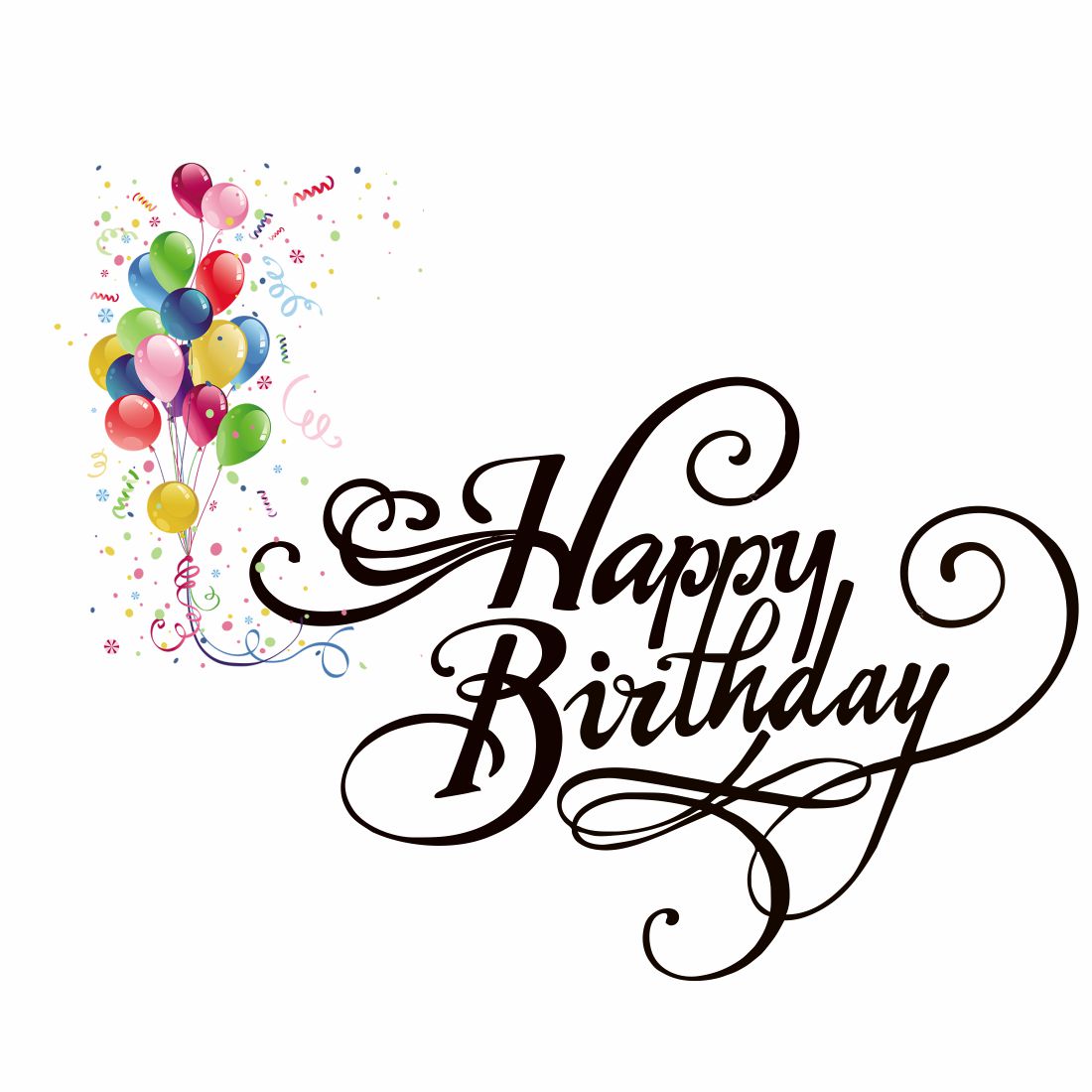 Happy Birthday Tattoo Balloon Waterproof Boys and Girls Temporary Body Tattoo