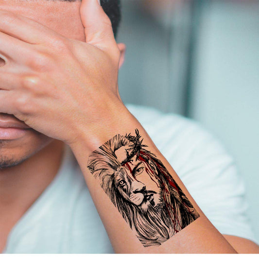 Temporary Tattoowala Tiger Men and Women Waterproof Temporary Body Tattoo…