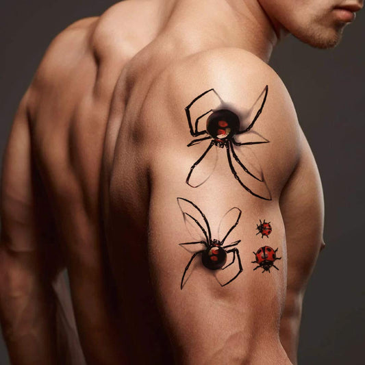 Spider Body Tattoo Waterproof Temporary Body Tattoo for Boys and Girls - Temporarytattoowala