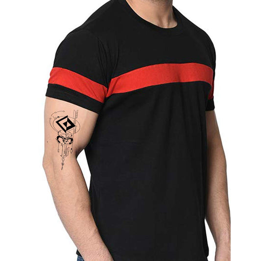 Geometric Aries Men and Women Waterproof Temporary Body Tattoo